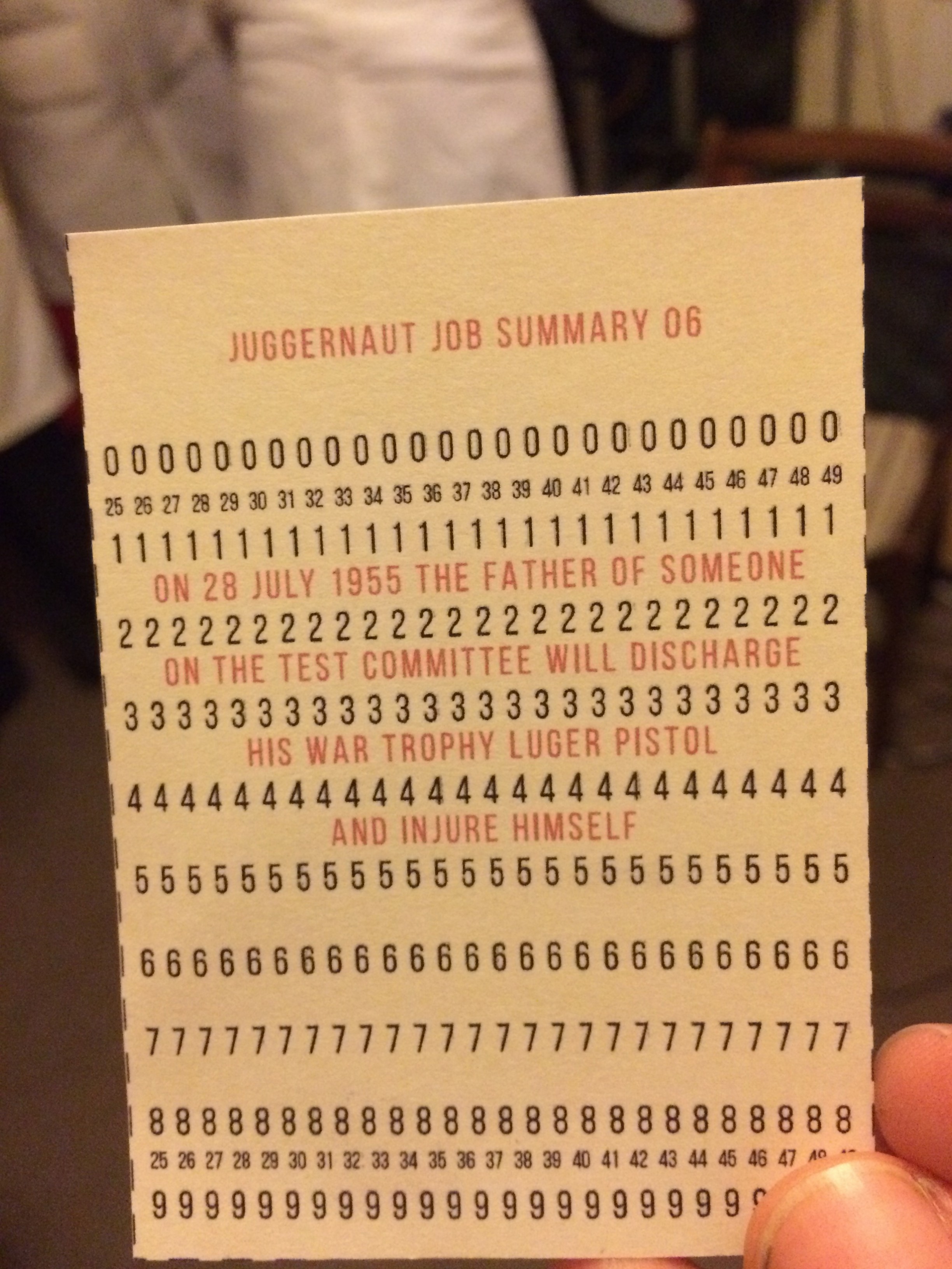Juggernaut - A Card
